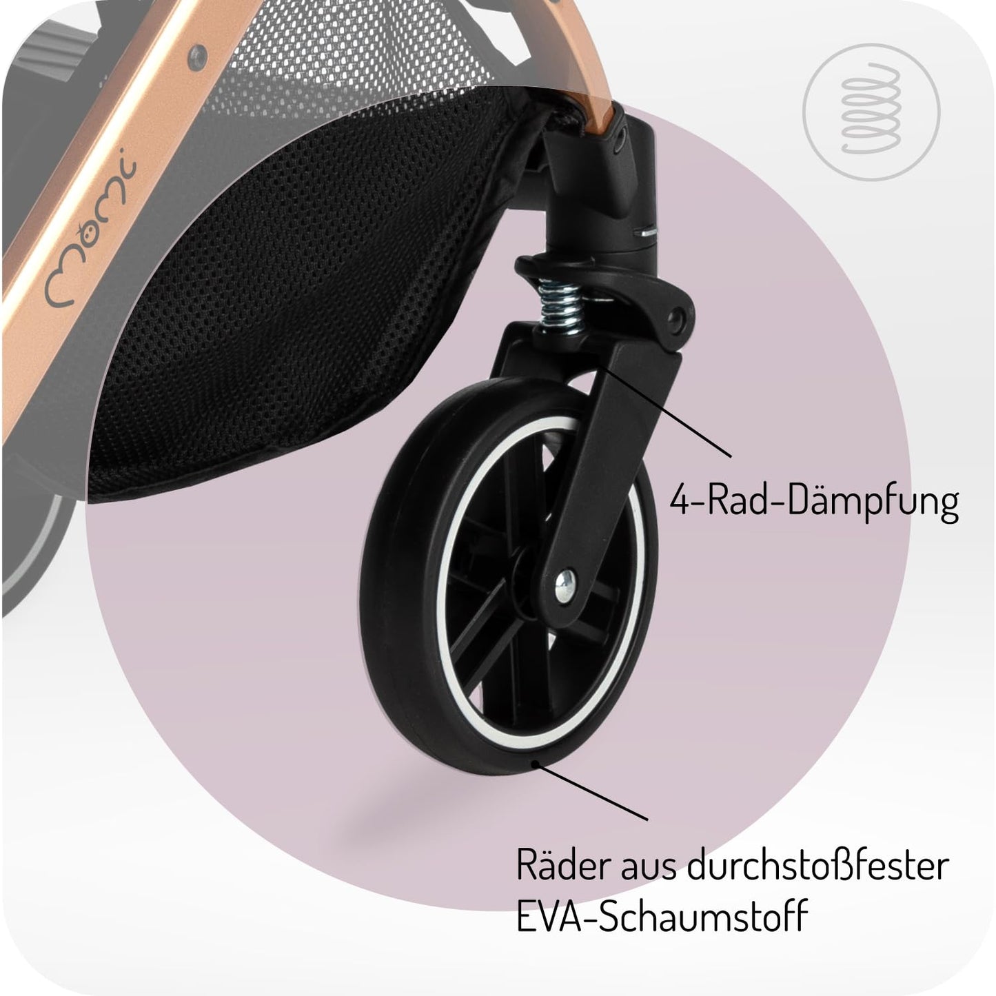 MoMi ESTELLE Reisebuggy bis 15 kg, klappbar