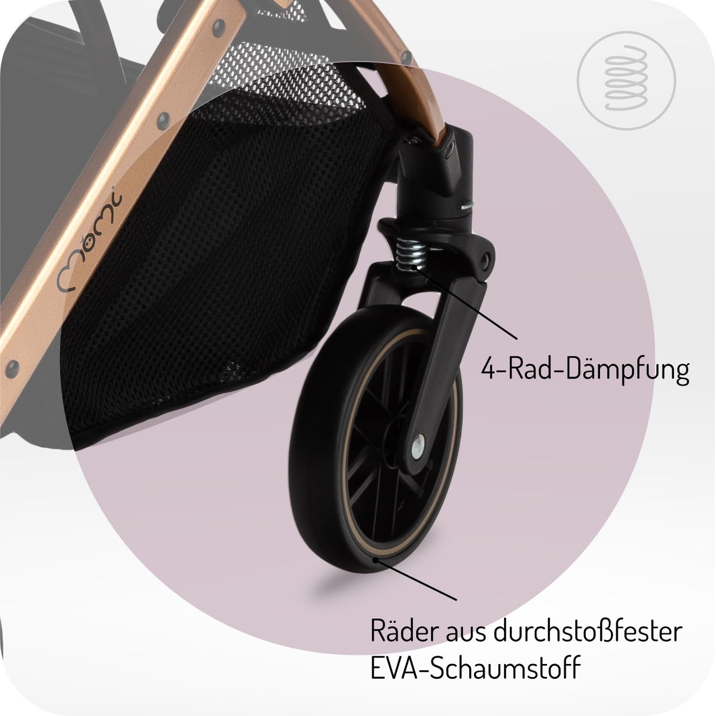 MoMi ESTELLE Reisebuggy bis 15 kg, klappbar