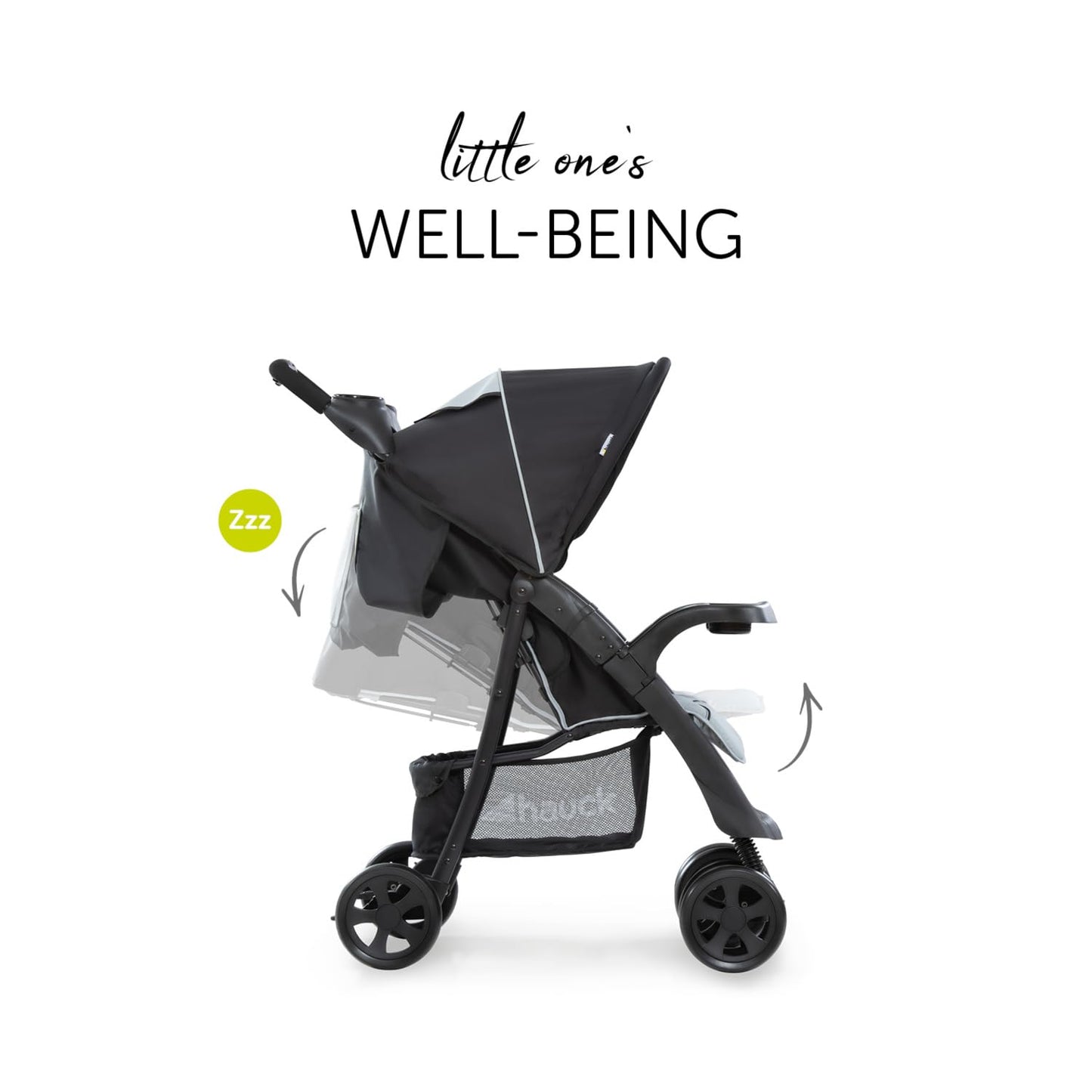 hauck Shopper Neo II Buggy 0–22 kg, Schwarz/Grau