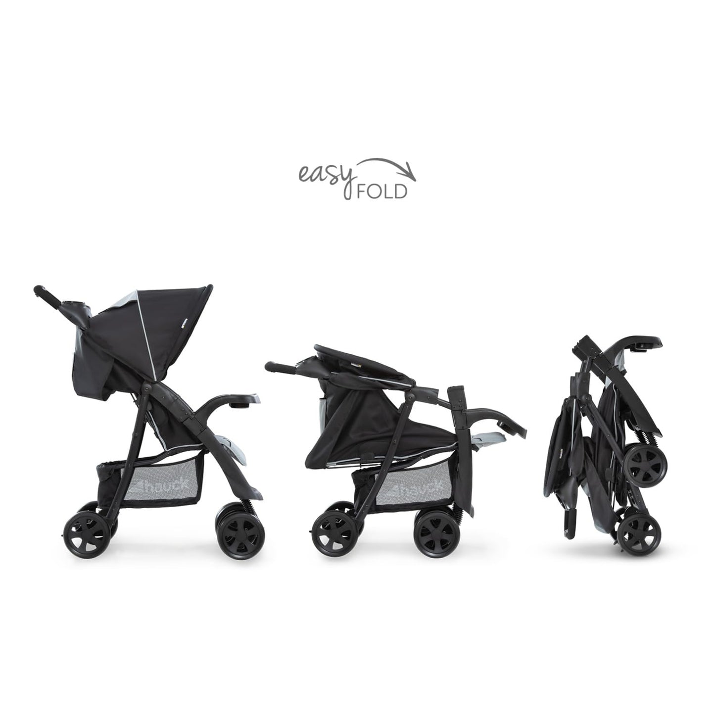 hauck Shopper Neo II Buggy 0–22 kg, Schwarz/Grau