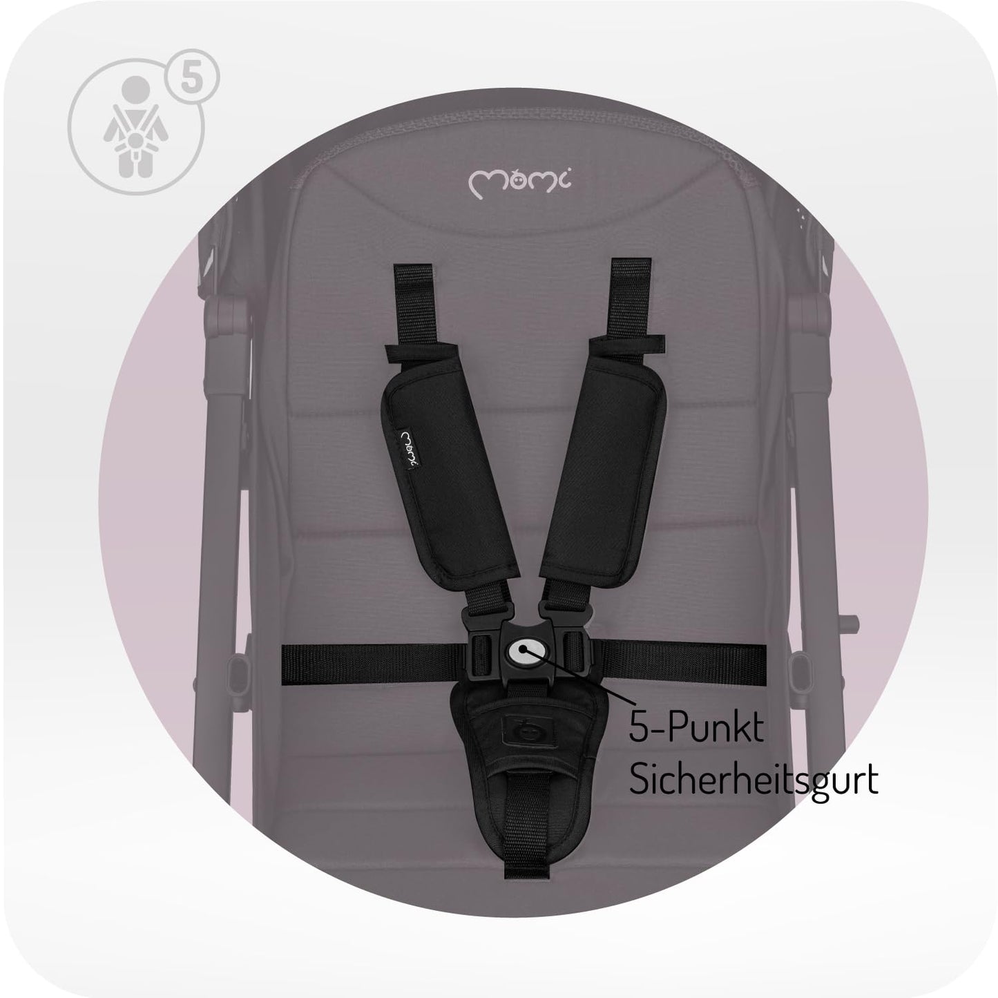 MoMi ESTELLE Reisebuggy bis 15 kg, klappbar