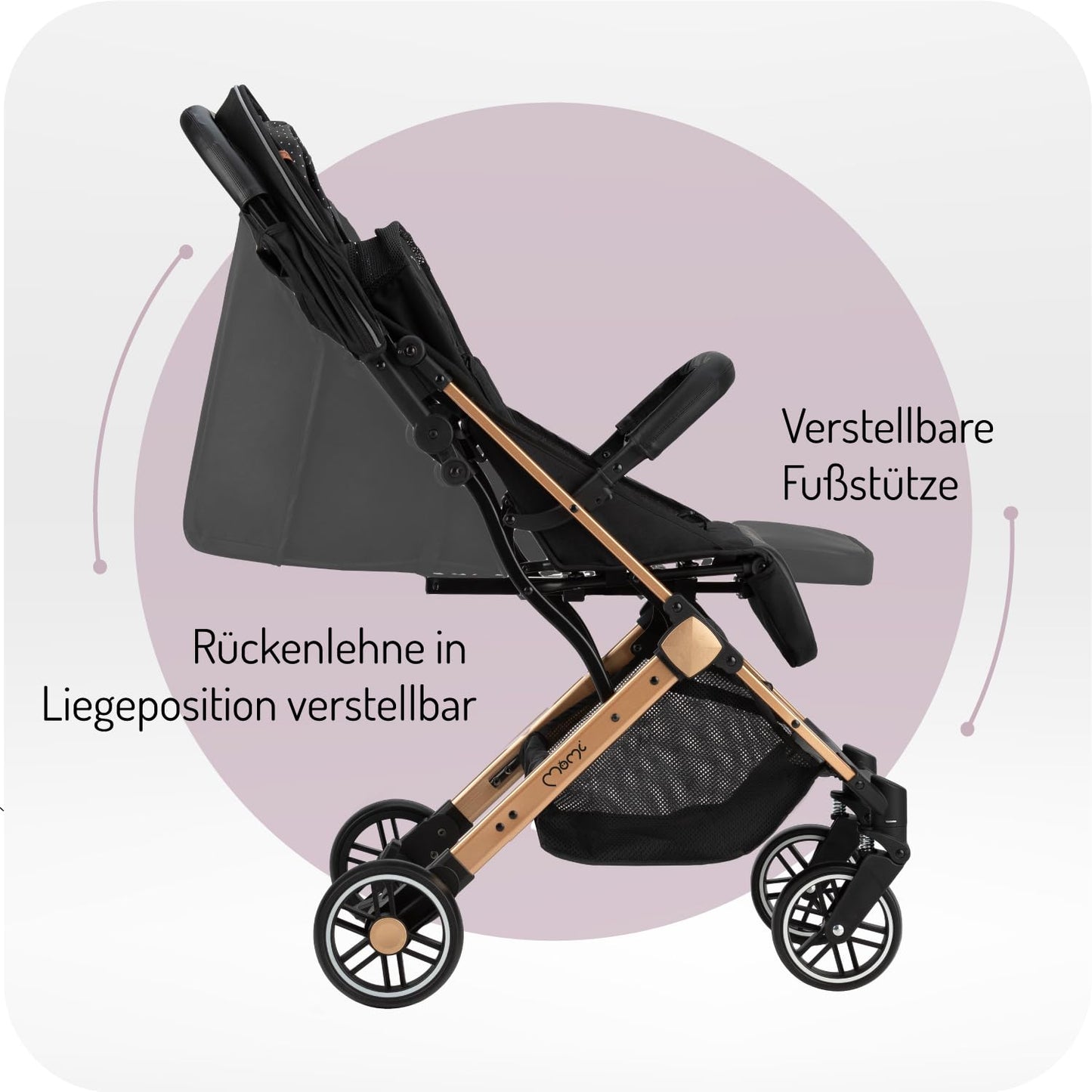 MoMi ESTELLE Reisebuggy bis 15 kg, klappbar