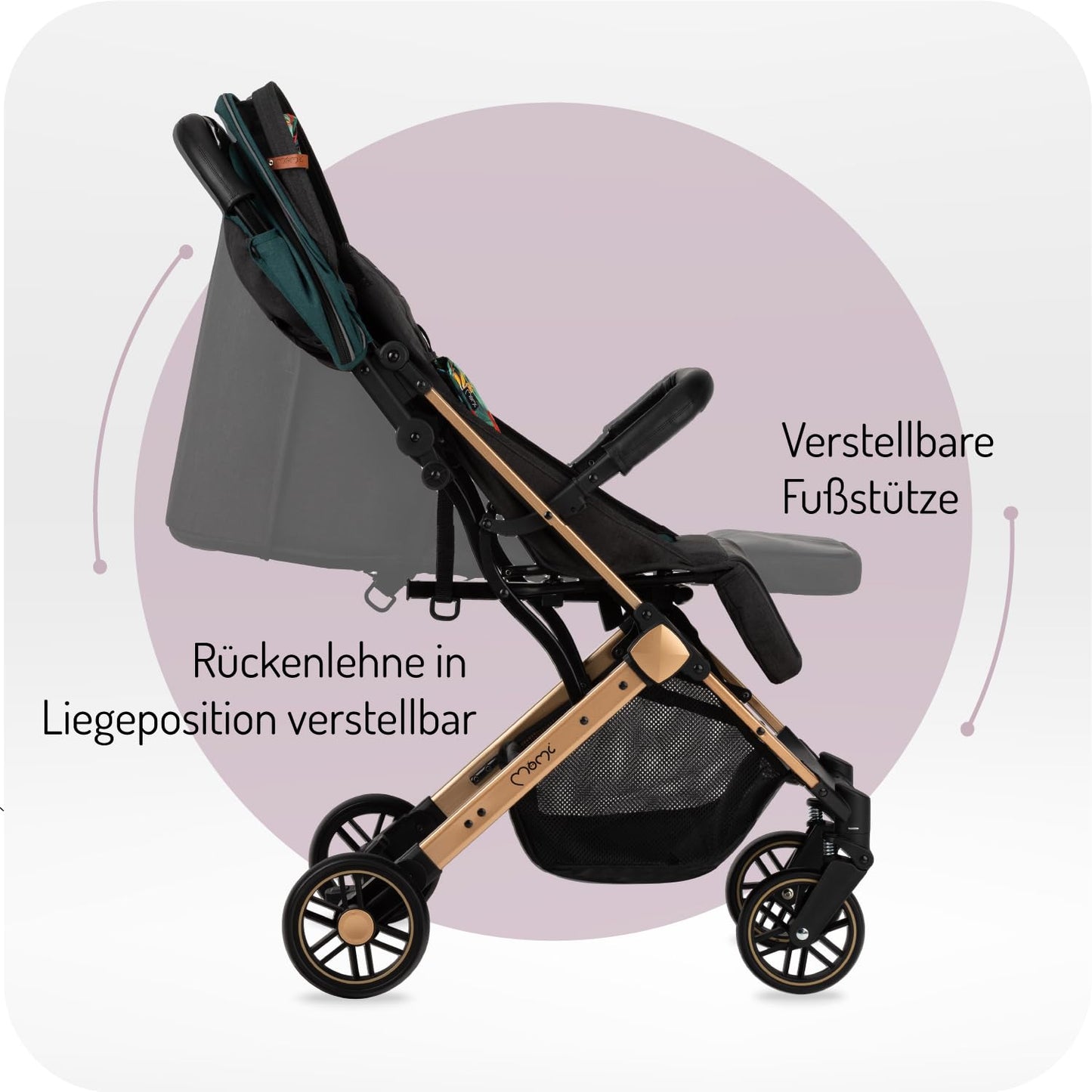 MoMi ESTELLE Reisebuggy bis 15 kg, klappbar