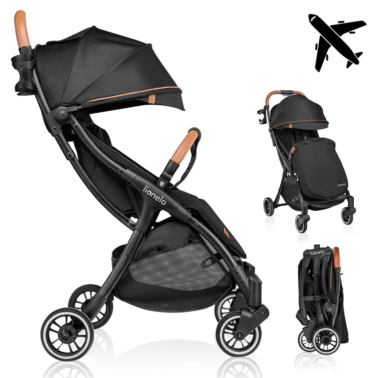 Lionelo Julie One Buggy 0–22 kg, klappbar