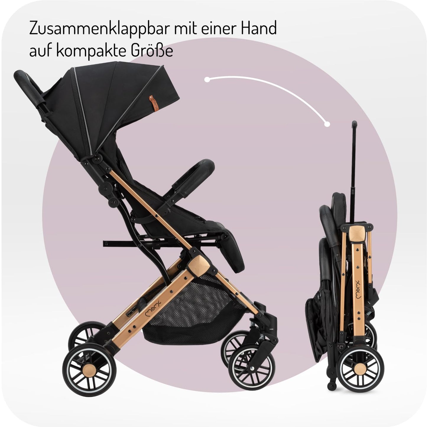 MoMi ESTELLE Reisebuggy bis 15 kg, klappbar