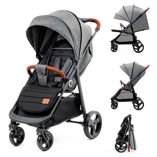 Kinderkraft GRANDE PLUS Buggy 0–22 kg, Grau