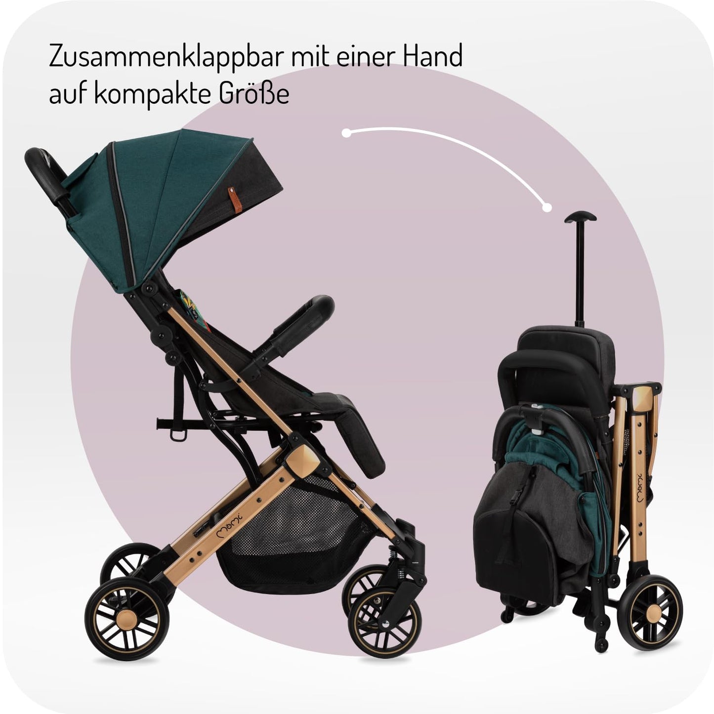 MoMi ESTELLE Reisebuggy bis 15 kg, klappbar