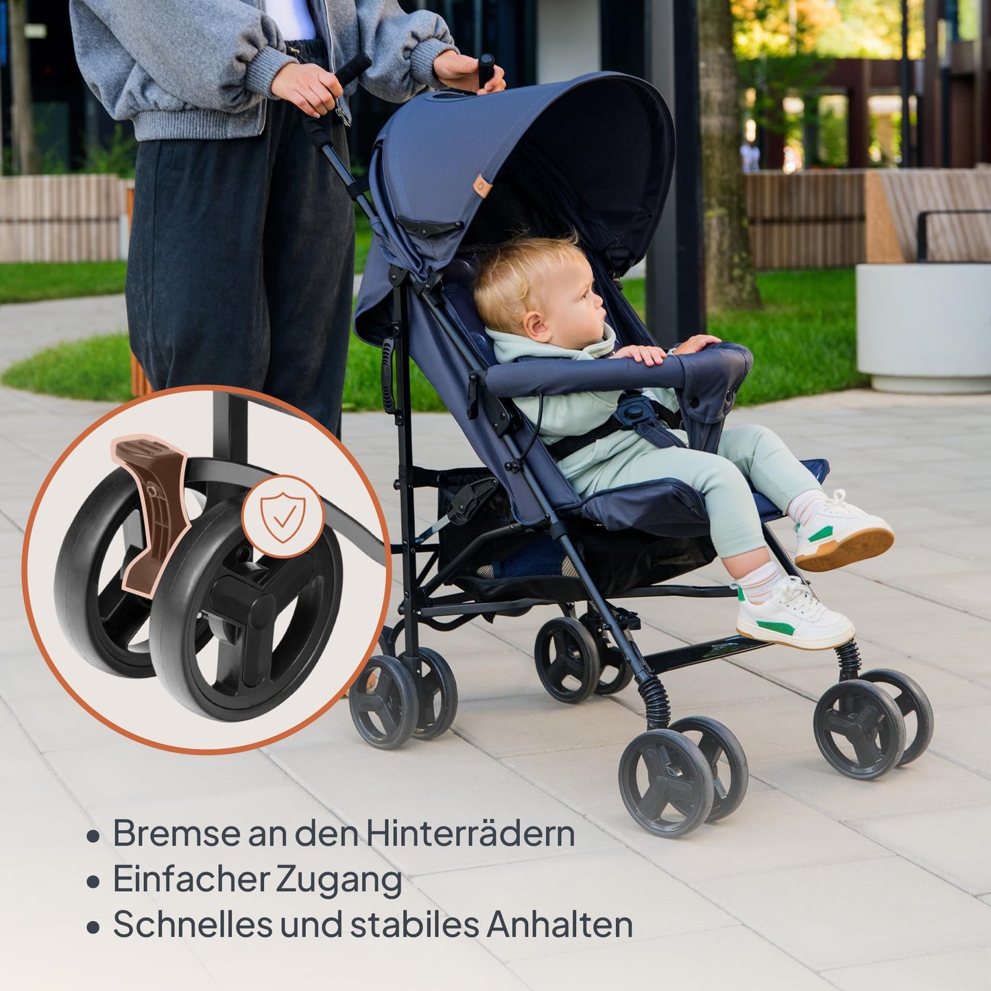 Lionelo Elia Buggy 0–15 kg, klappbar