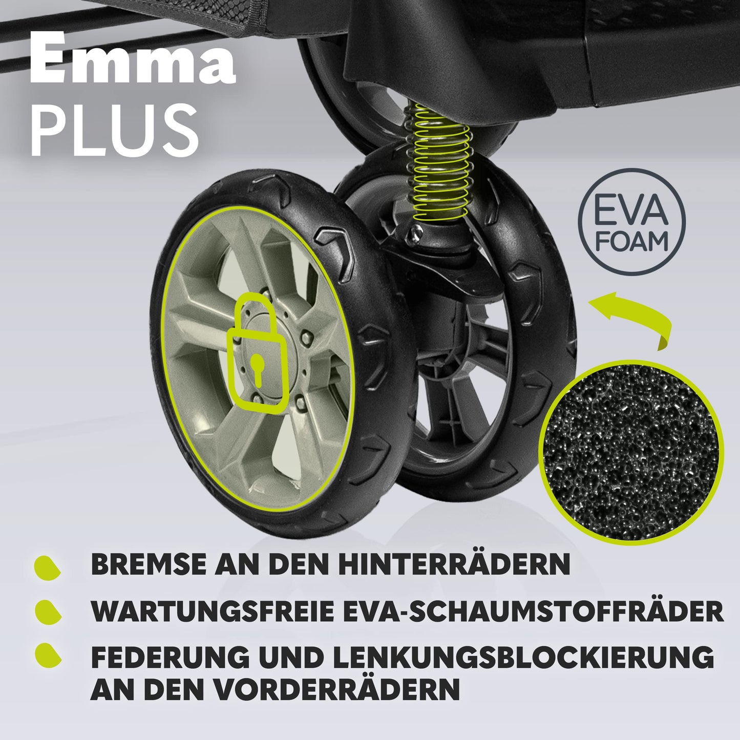 Lionelo Emma Plus Buggy bis 15 kg, klappbar