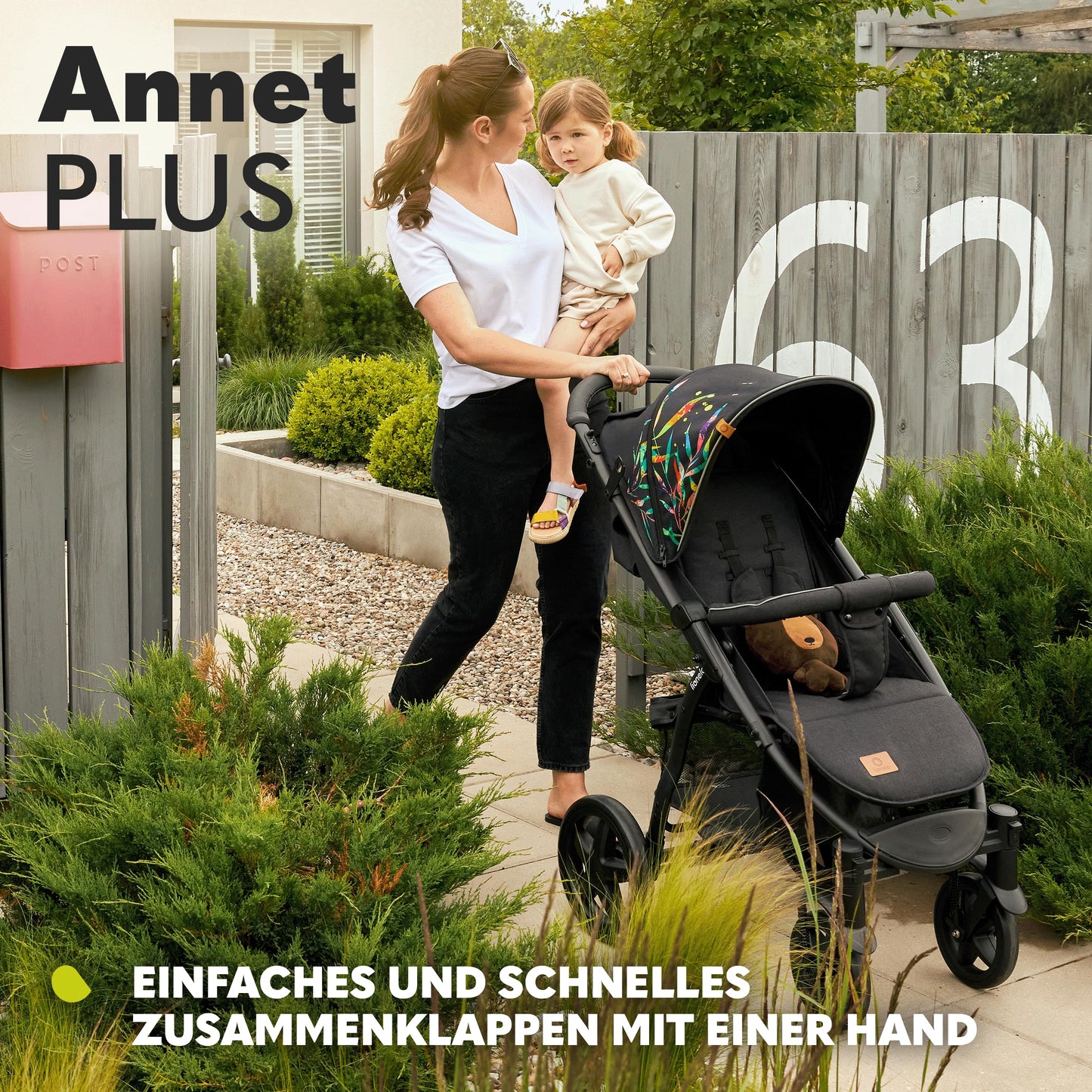 Lionelo Annet Plus Buggy 0–22 kg, faltbar